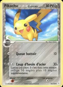 Pikachu δ · EX Fantômes Holon 79