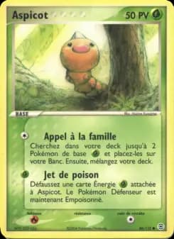 Aspicot · EX Rouge Feu & Vert Feuille 86