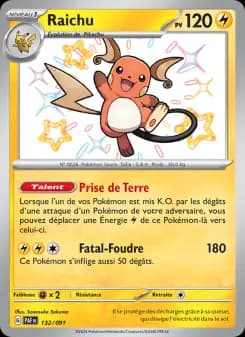 Raichu · Destinées de Paldea 132