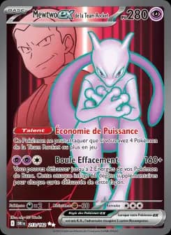 Mewtwo-ex de la Team Rocket · Rivalités Destinées 213