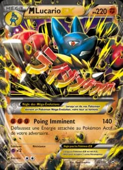M-Lucario EX · Poings Furieux 55