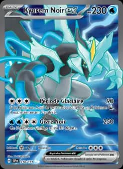 Kyurem Noir-ex · Étincelles Déferlantes 218
