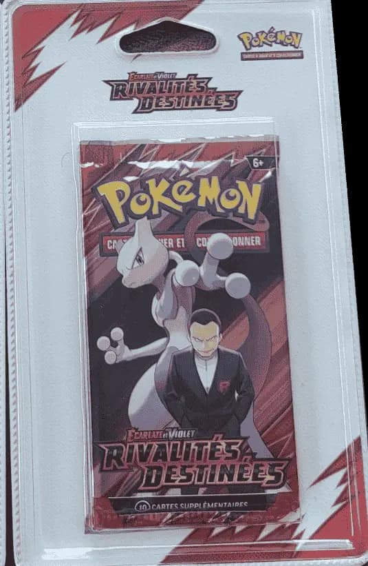 Blister Rivalités Destinées Plastique (Mewtwo Et Giovanni) (FR)